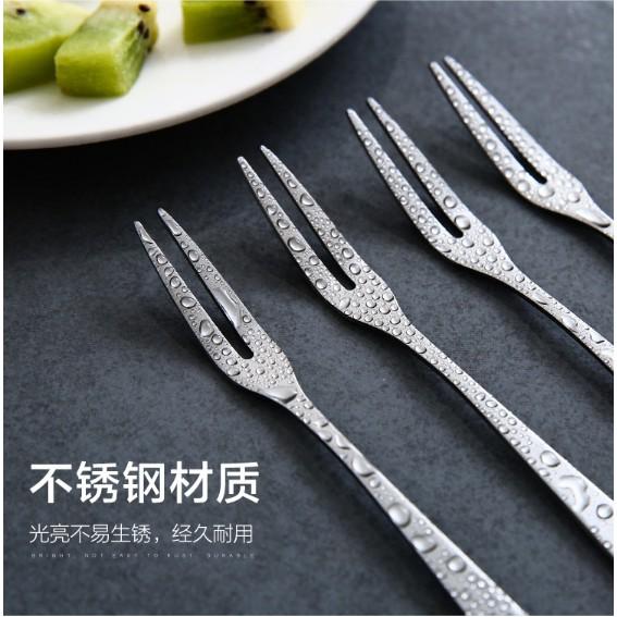 皮老闆3C賣場 不鏽鋼小叉子 水果叉 甜點叉 蛋糕叉 西餐 餐具碗盤 廚房用品 刀叉  叉子 環保 台灣 現貨-細節圖5