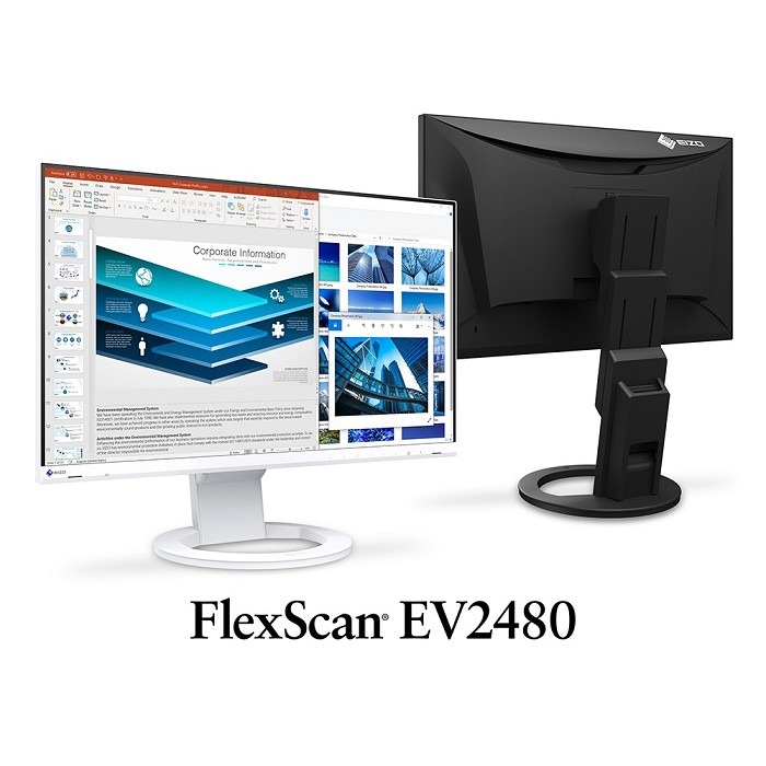 EIZO FlexScan EV2480黑色 23.8＂吋 黑色/白色款 (開發票保固喔)少量到貨-細節圖2