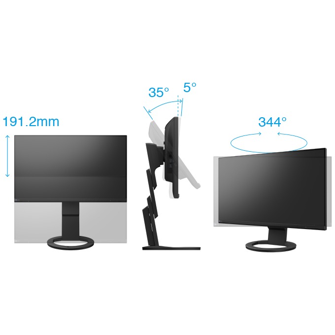 EIZO FlexScan EV2480黑色 23.8＂吋 黑色/白色款 (開發票保固喔)少量到貨-細節圖3