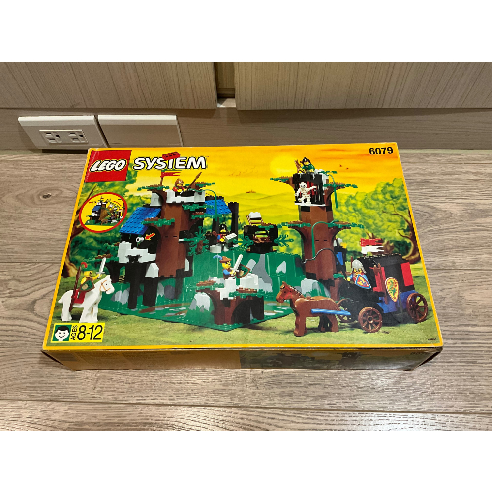 LEGO樂高經典絕版城堡羅賓漢系列6079 Dark Forest Fortress鹿族森林要塞二手美品-細節圖3