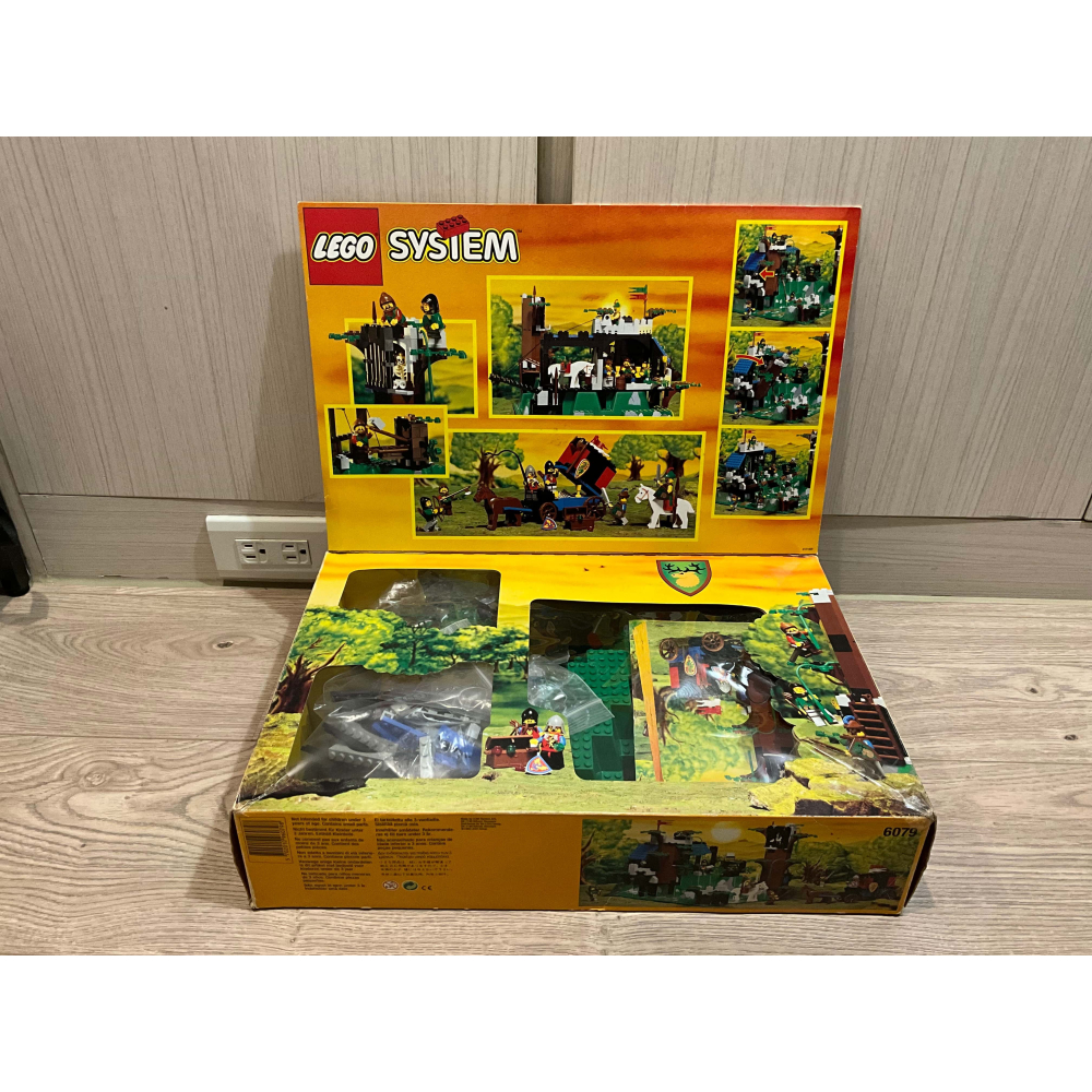 LEGO樂高經典絕版城堡羅賓漢系列6079 Dark Forest Fortress鹿族森林要塞二手美品-細節圖5