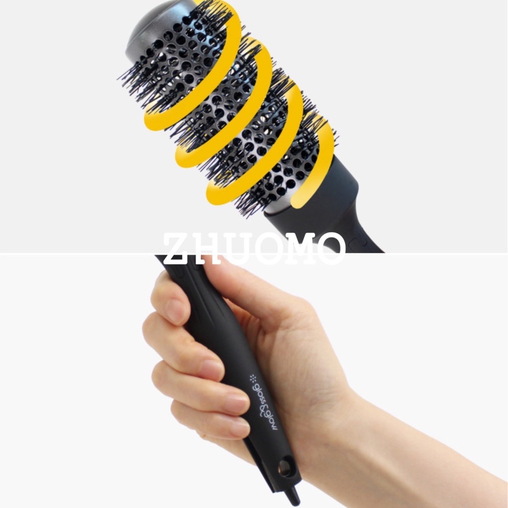 【限時開團-0202截止】韓國GLOSS&GLOW蓬鬆髮根造型梳直徑43mm-細節圖5