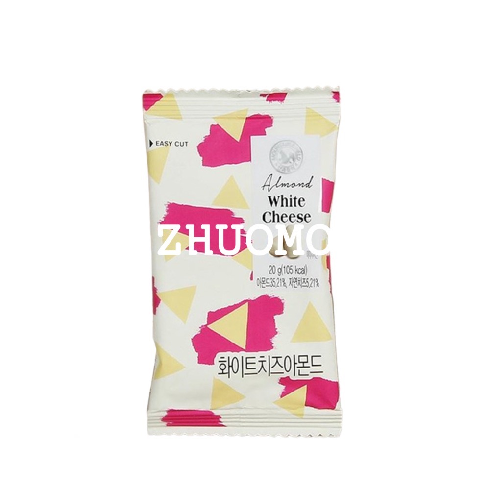 【長期開團中】韓國MOUNTAIN & FIELD松鼠家起司白巧克力杏仁果20g*10入-細節圖2