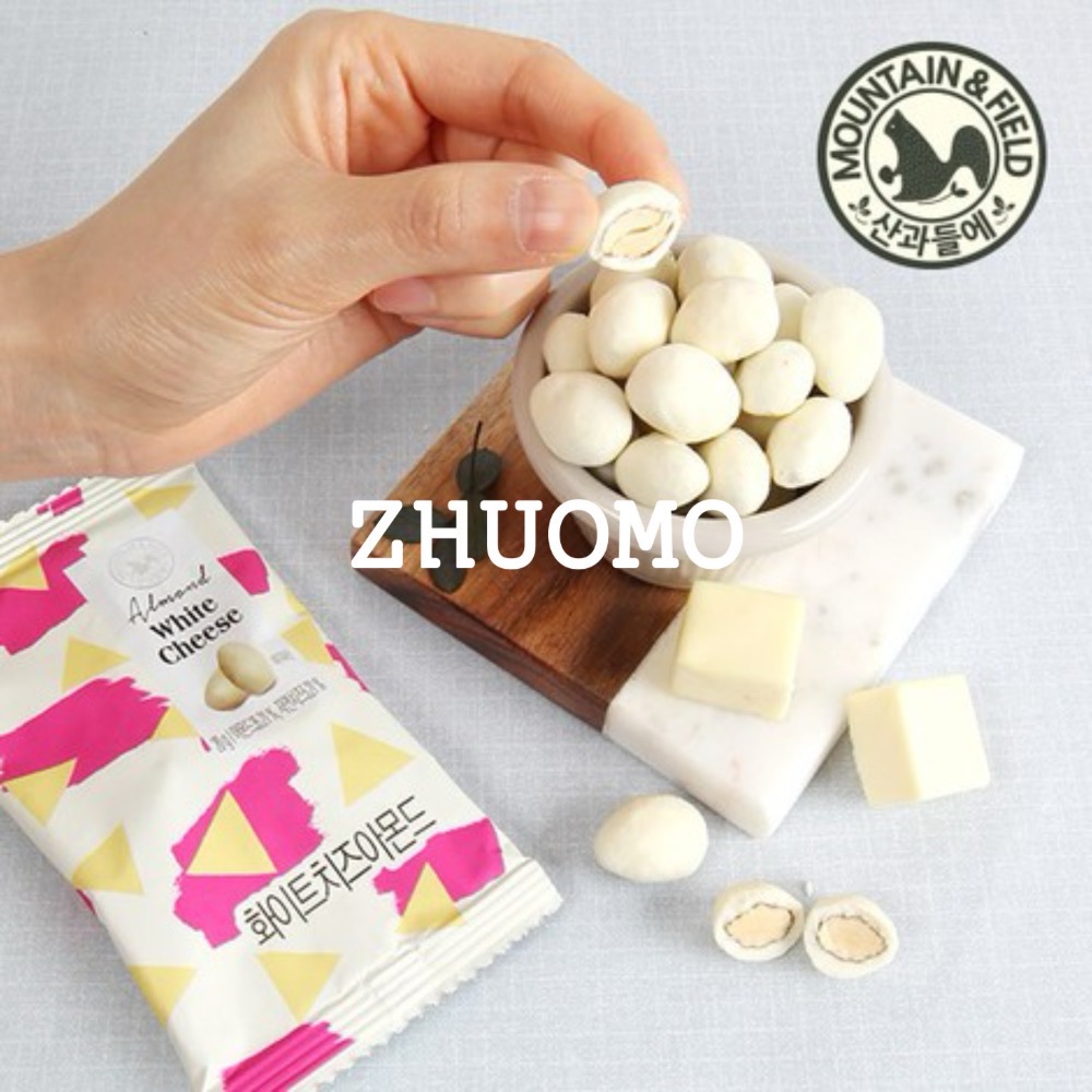 【長期開團中】韓國MOUNTAIN & FIELD松鼠家起司白巧克力杏仁果20g*10入-細節圖3