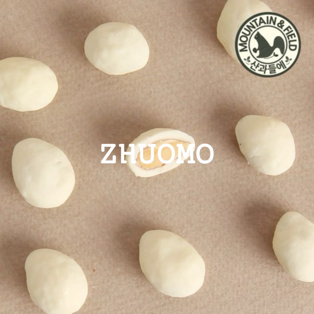 【長期開團中】韓國MOUNTAIN & FIELD松鼠家起司白巧克力杏仁果20g*10入-細節圖4