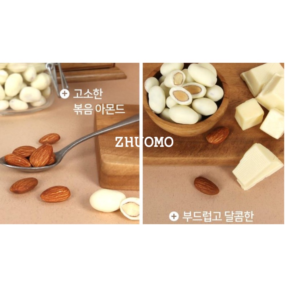 【長期開團中】韓國MOUNTAIN & FIELD松鼠家起司白巧克力杏仁果20g*10入-細節圖7