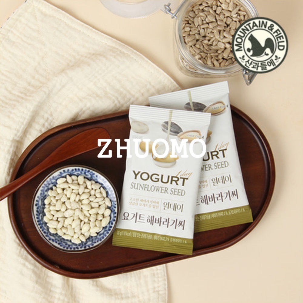 【長期開團中】韓國MOUNTAIN & FIELD松鼠家強壯腸胃順暢優格葵花籽-20g*10入-細節圖3