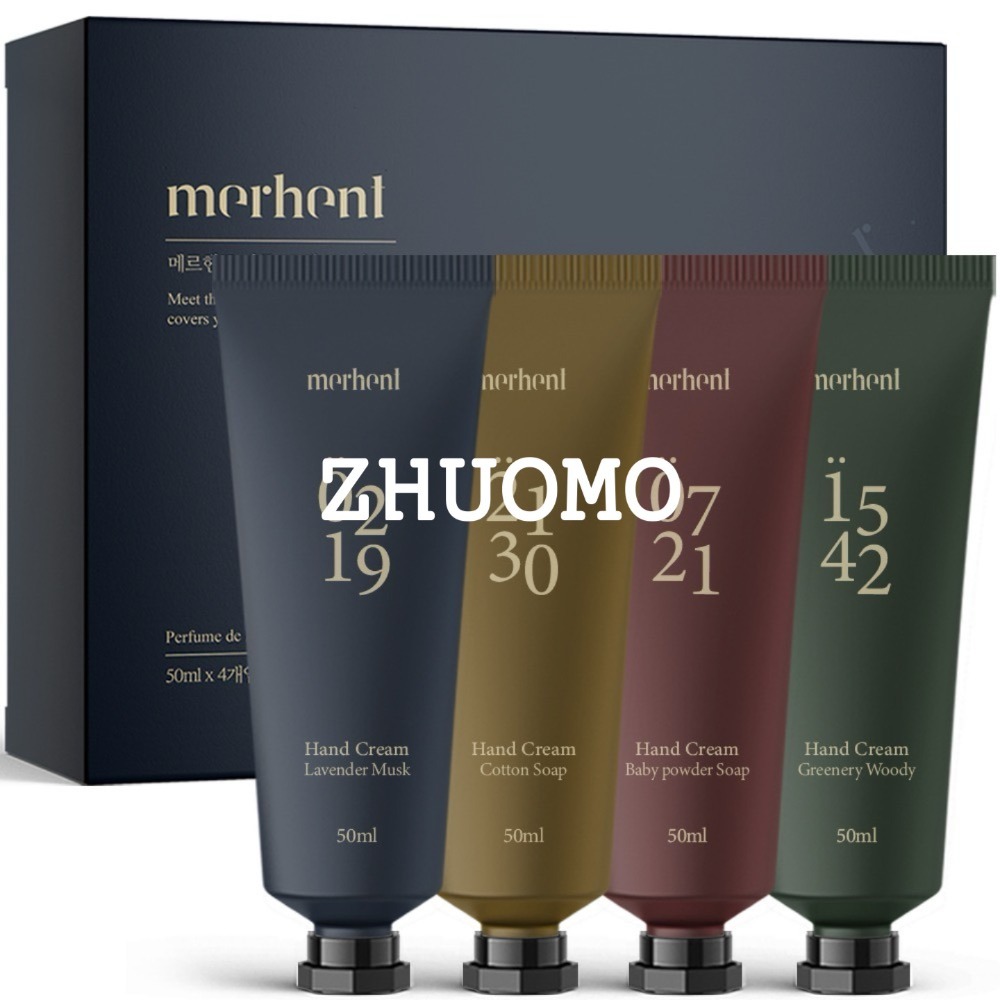 【長期開團中】韓國merhent高定香水護手霜禮盒50mlx4入-細節圖2