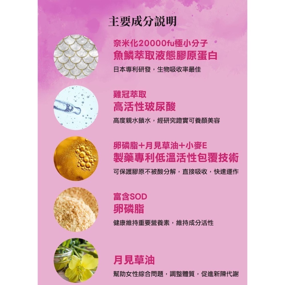【下單贈好禮/免費入藥師群】醫加⁺/現貨免運/𝟮𝟰𝗛快速出貨/原裝進口加拿大杏寶PIC/S製藥-麗芙尼膠原蛋白-細節圖5