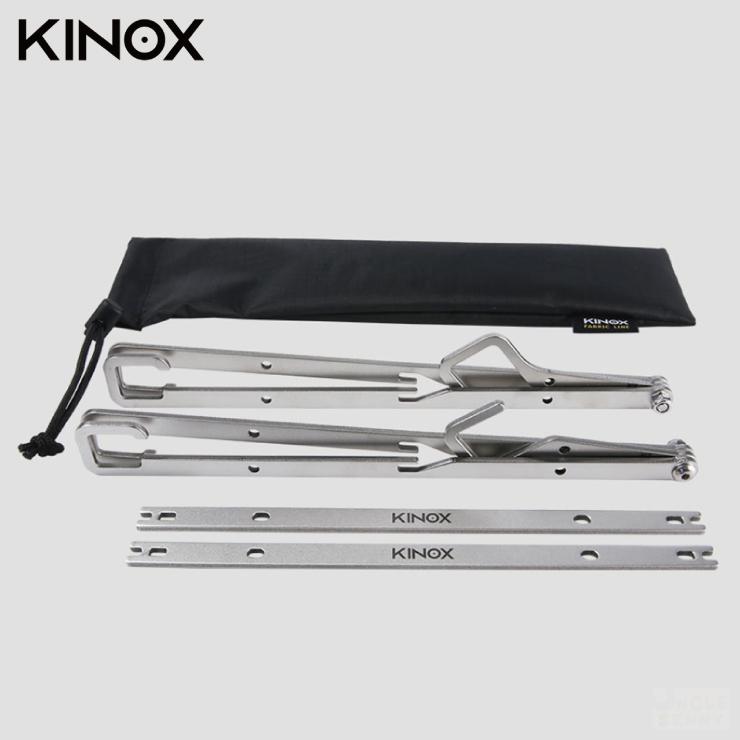 韓國KINOX • 2way 不鏽鋼摺疊掛架 CC Hanger (一組2支入/ 附收納袋)  #衣架 摺疊架-細節圖2