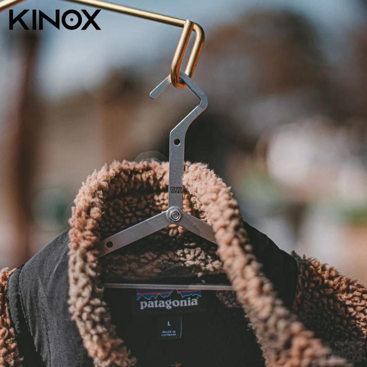 韓國KINOX • 2way 不鏽鋼摺疊掛架 CC Hanger (一組2支入/ 附收納袋)  #衣架 摺疊架-細節圖5