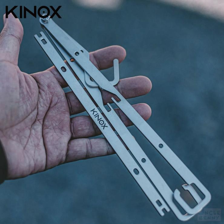 韓國KINOX • 2way 不鏽鋼摺疊掛架 CC Hanger (一組2支入/ 附收納袋)  #衣架 摺疊架-細節圖7