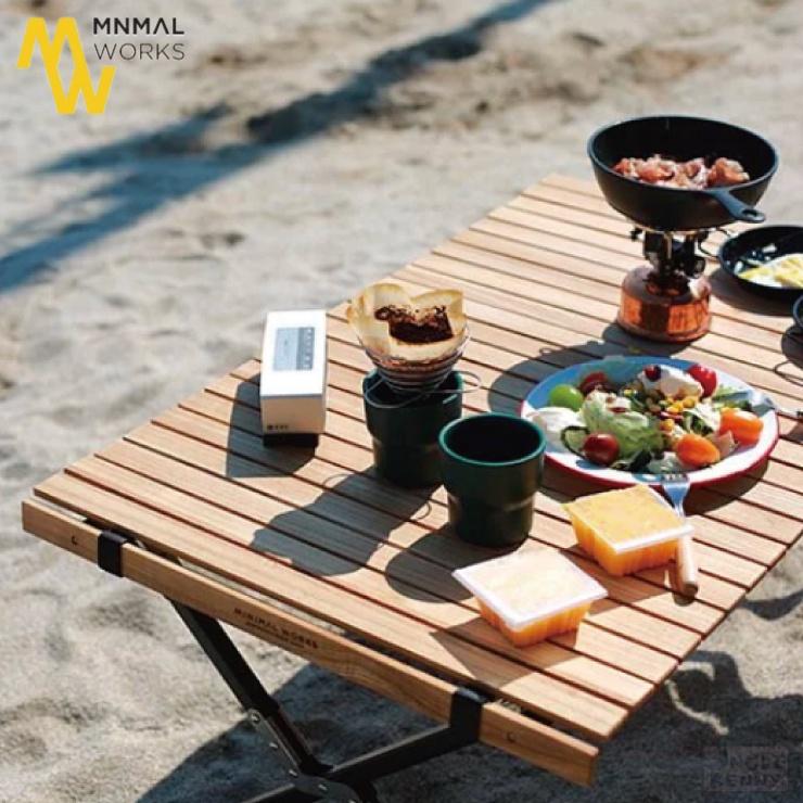 Minimal Works | Pampas Table | 彭巴白蠟木蛋捲桌 2.0 Ash #露營 #野營 #露營桌-細節圖2