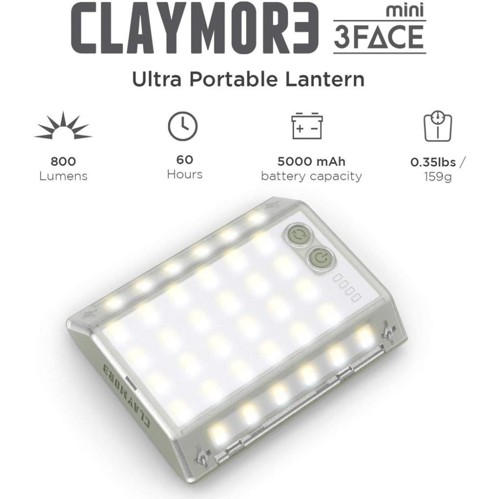 Claymore 3Face Mini  廣角面面面LED燈800流明 #露營燈具 #照明 #攝影燈 #野營 N9可參考-細節圖6