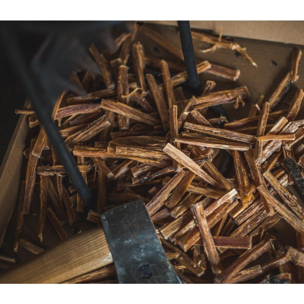 (現貨) Reforged 天然松明木火種 Fatwood 180g精裝鐵盒 #野營 #火種 #露營 #升火 #焚火台-細節圖5