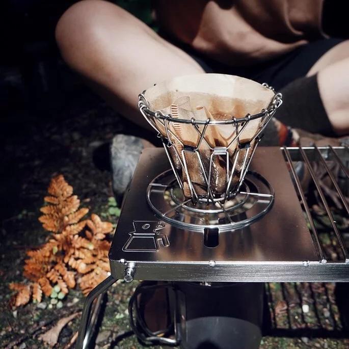 Highmount Drip & Grill Stand 咖啡架 #露營 野炊 登山 小桌 咖啡濾架-細節圖2
