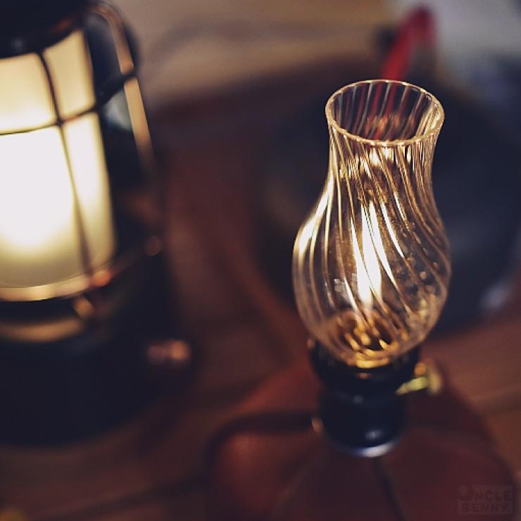 LUCIR • 復古螺旋玻璃-瓦斯燭燈 mini款 露營 野營 戶外 居家 都適合喔-細節圖2
