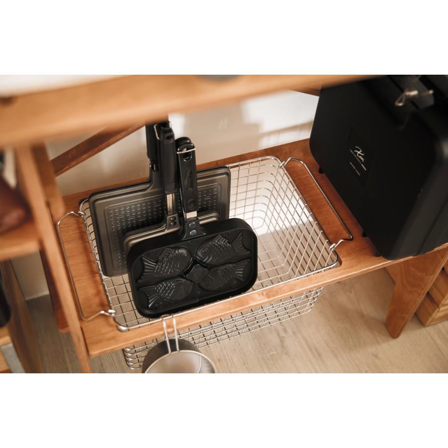 韓國製 鯛魚燒不沾烤夾 不沾鍋 烤盤 烤肉夾 鬆餅夾 烤肉 鯛魚燒 蛋糕模具 野炊 露營 園遊會 點心 下午茶 和風點心-細節圖9