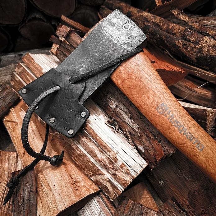 Husqvarna Wood Splitting Axe-Small瑞典手工鍛造小型劈木斧 玩火 斧頭 野營 焚火 劈材-細節圖2