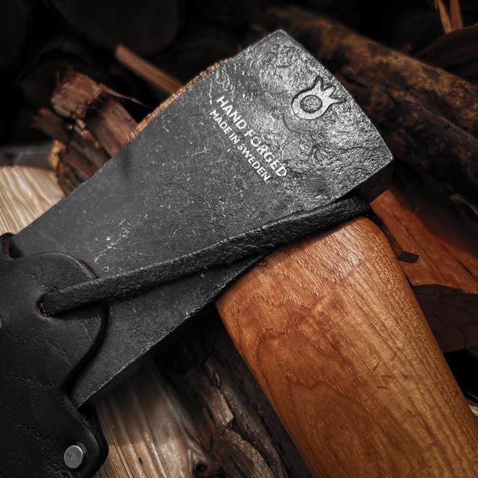 Husqvarna Wood Splitting Axe-Small瑞典手工鍛造小型劈木斧 玩火 斧頭 野營 焚火 劈材-細節圖3