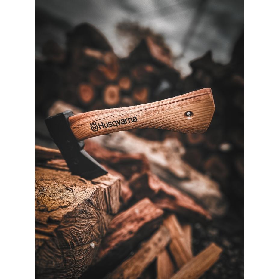 Husqvarna Hiking Hatchet 德國手工鍛造手斧 小斧頭 露營 野營 焚火 劈材 火絨 園藝 焚火道具-細節圖4