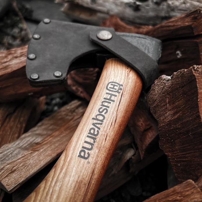 Husqvarna Hiking Hatchet 德國手工鍛造手斧 小斧頭 露營 野營 焚火 劈材 火絨 園藝 焚火道具-細節圖6