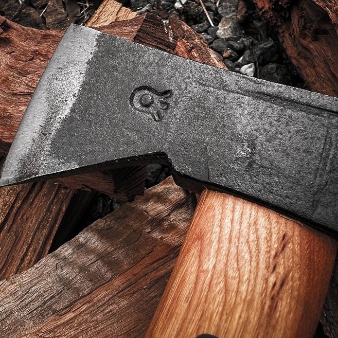 Husqvarna Hiking Hatchet 德國手工鍛造手斧 小斧頭 露營 野營 焚火 劈材 火絨 園藝 焚火道具-細節圖7