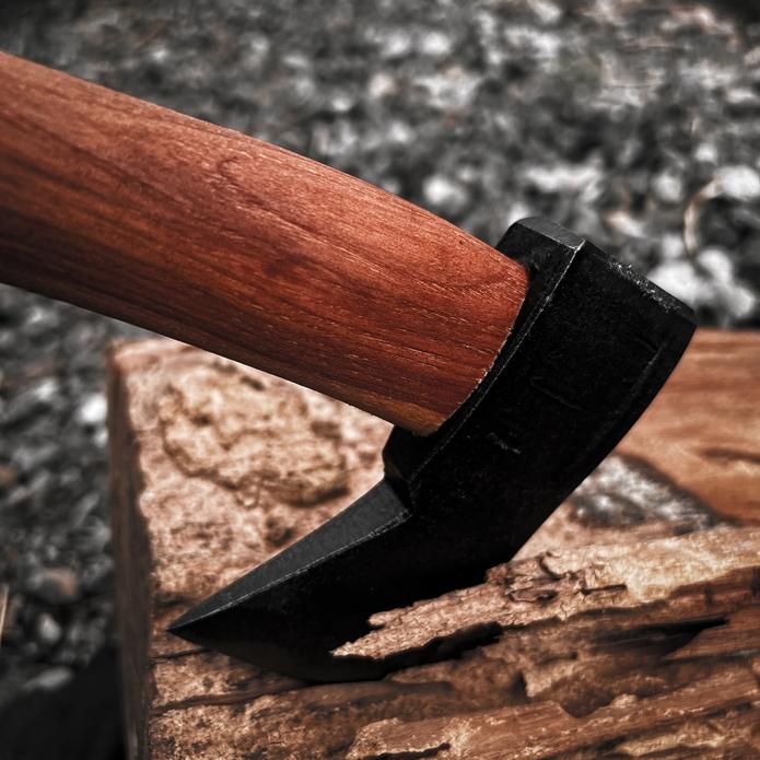 Husqvarna Hiking Hatchet 德國手工鍛造手斧 小斧頭 露營 野營 焚火 劈材 火絨 園藝 焚火道具-細節圖9