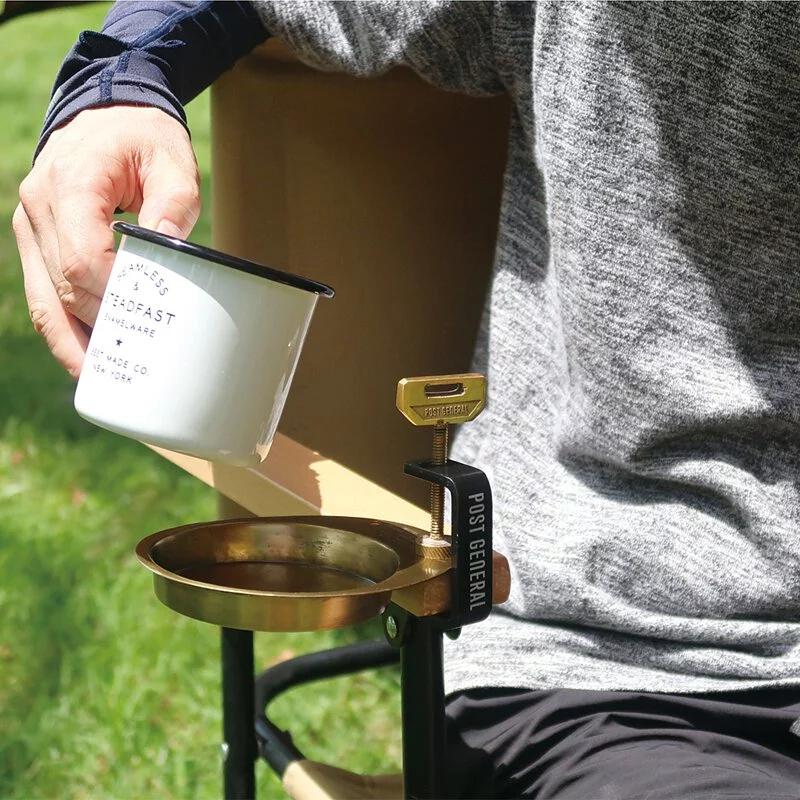 POST GENERAL CLAMP IT ／黃銅桌邊固定夾 露營固定 收納 毛巾掛勾 固定器 虎鉗-細節圖2