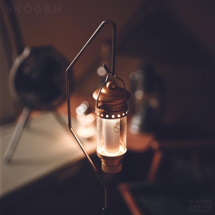 SKOGEN • 森林微光小提燈 NX2 (鍍鉻銀/ 黃銅色兩款) 露營燈 氣氛燈 瓦斯燈 Goalzero M3可參考-細節圖8