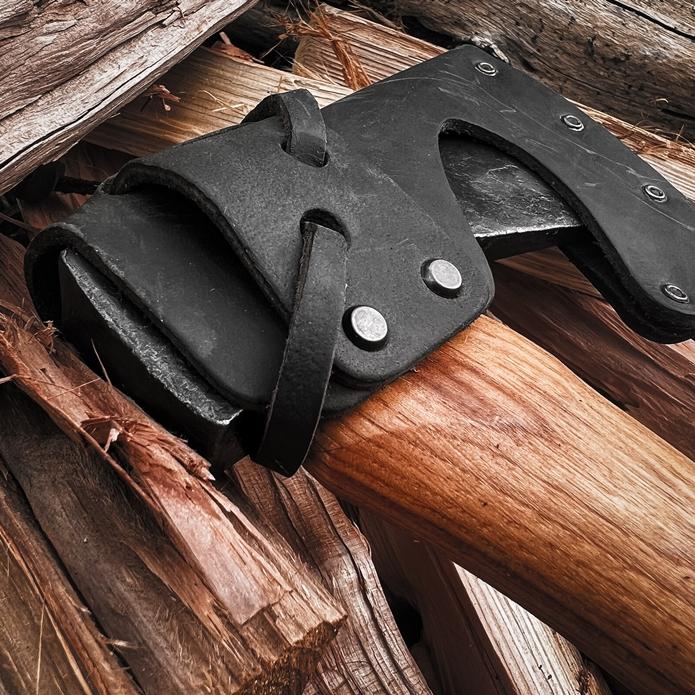 Husqvarna Camping Axe  露營斧 隨身斧頭 露營 野營 焚火 劈材 火絨 園藝 焚火道具 斧頭幫-細節圖3