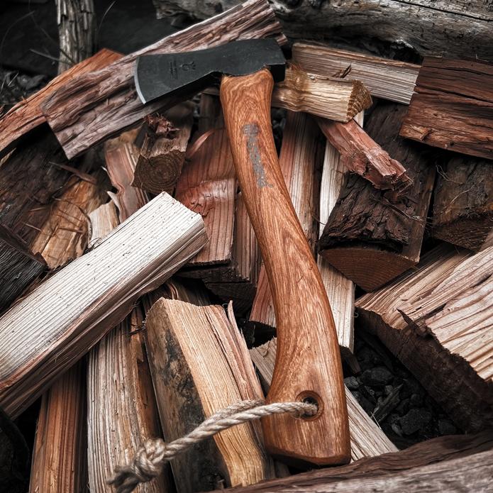 Husqvarna Camping Axe  露營斧 隨身斧頭 露營 野營 焚火 劈材 火絨 園藝 焚火道具 斧頭幫-細節圖5