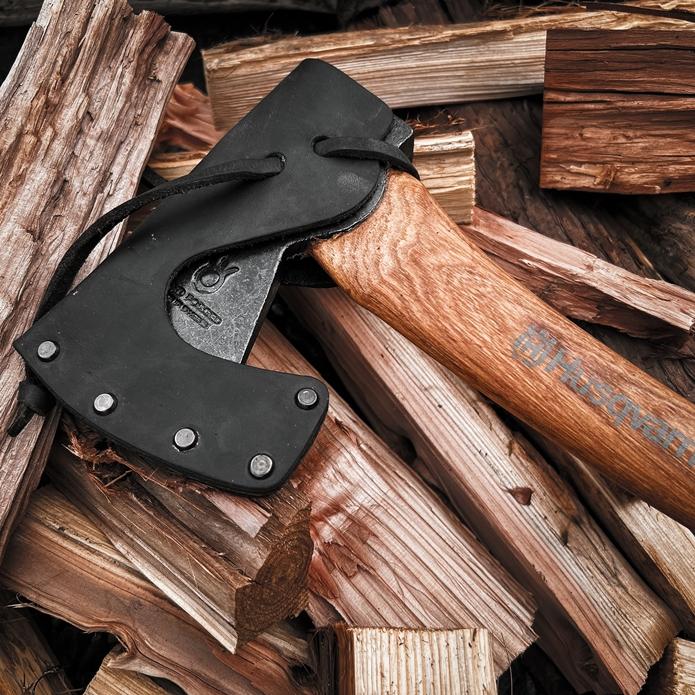 Husqvarna Camping Axe  露營斧 隨身斧頭 露營 野營 焚火 劈材 火絨 園藝 焚火道具 斧頭幫-細節圖8