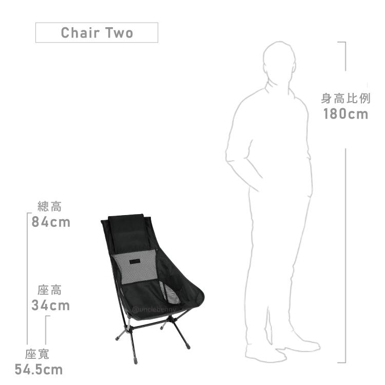 Helinox • Chair Two 高背戶外椅 (純黑限定版) 正規公司貨-細節圖7