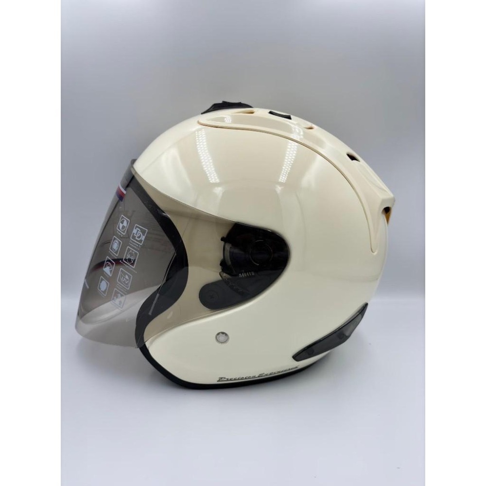 《免運❗️》R帽 R4 《+送彩片》R 安全帽 素色半罩帽 再加碼送摺疊傘&袖套 電鍍片 齒排釦 雙D扣-細節圖6