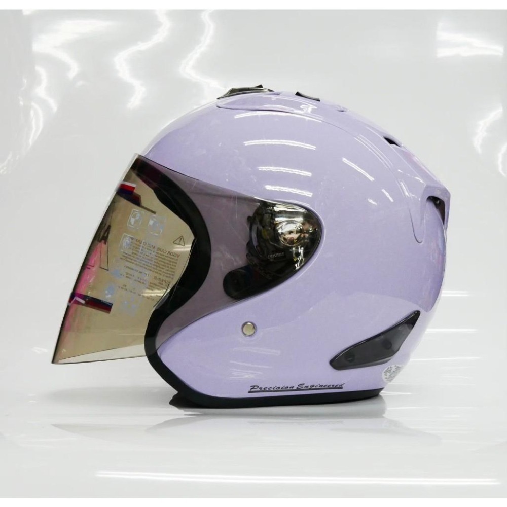 《免運❗️》R帽 R4 《+送彩片》R 安全帽 素色半罩帽 再加碼送摺疊傘&袖套 電鍍片 齒排釦 雙D扣-細節圖7