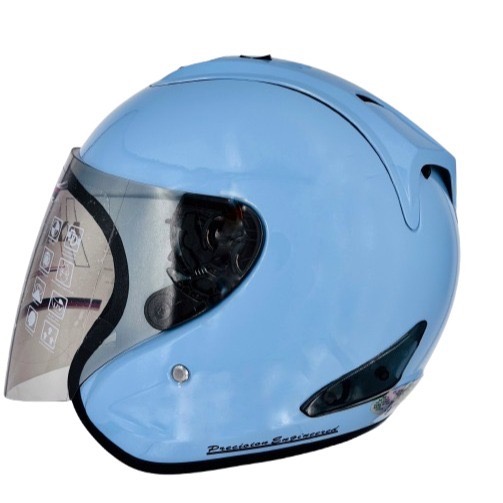 《免運❗️》R帽 R4 《+送彩片》R 安全帽 素色半罩帽 再加碼送摺疊傘&袖套 電鍍片 齒排釦 雙D扣-規格圖9