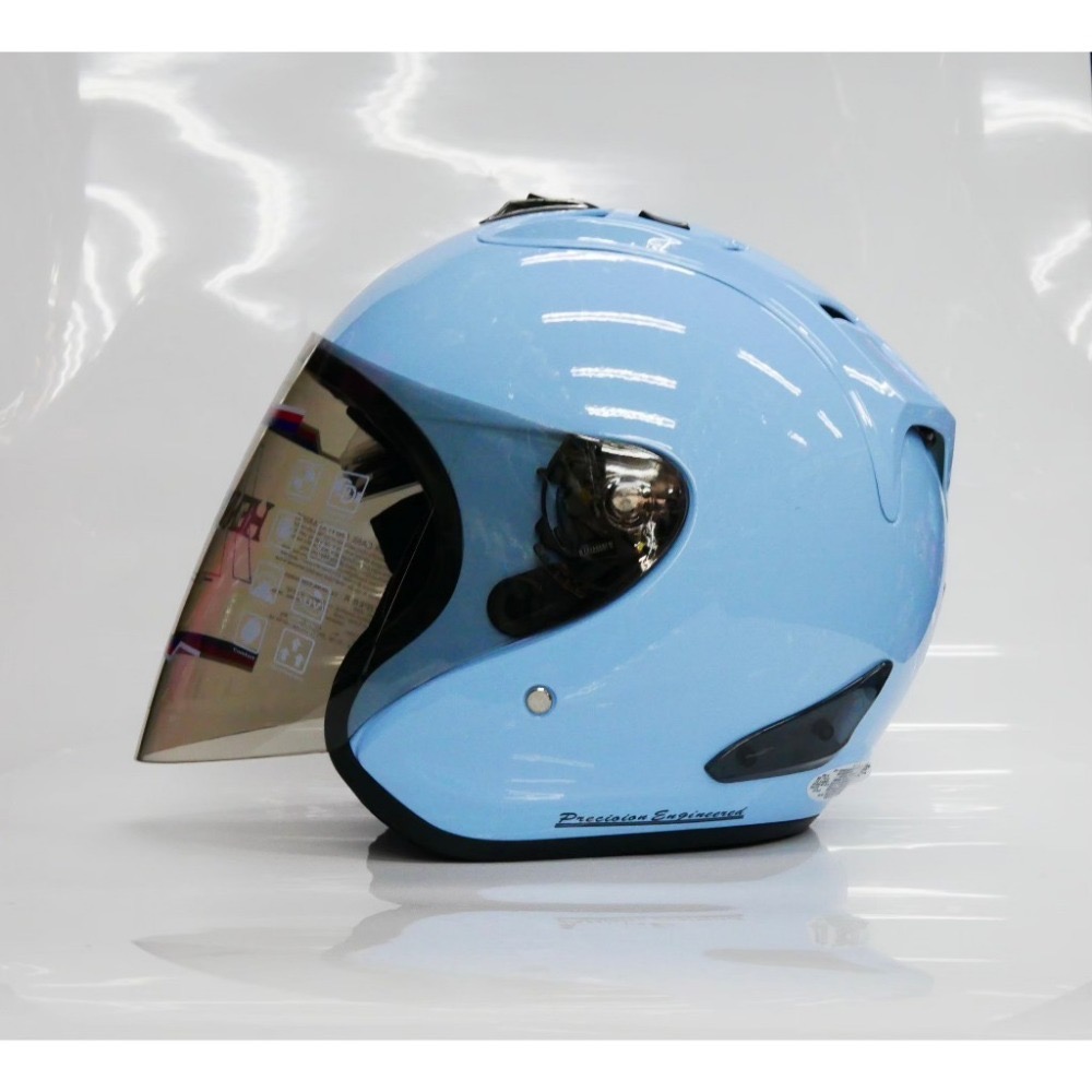 《免運❗️》R帽 R4 《+送彩片》R 安全帽 素色半罩帽 再加碼送摺疊傘&袖套 電鍍片 齒排釦 雙D扣-規格圖9