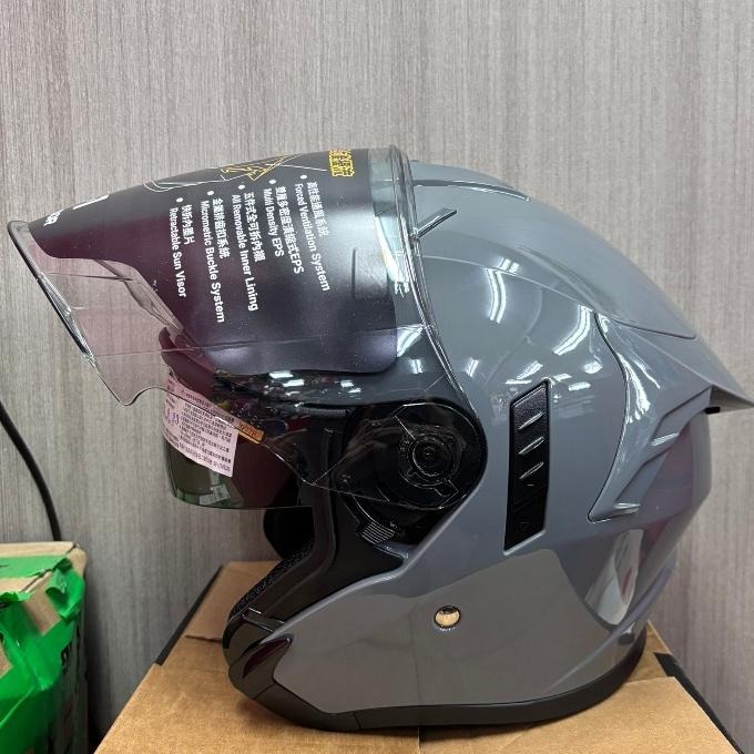 M2R  VO-1通勤帽款 素色四分之三式安全帽 內墨鏡 M2R安全帽 M2R半罩-細節圖6