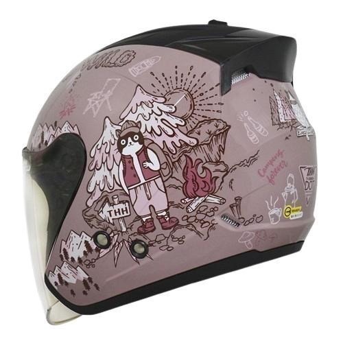 《🔥超優惠🔥》THH T-386 野FUN 野放 四分之三罩 內墨遮陽鏡 尺排扣 耳機槽設計 內襯全可拆洗-細節圖7