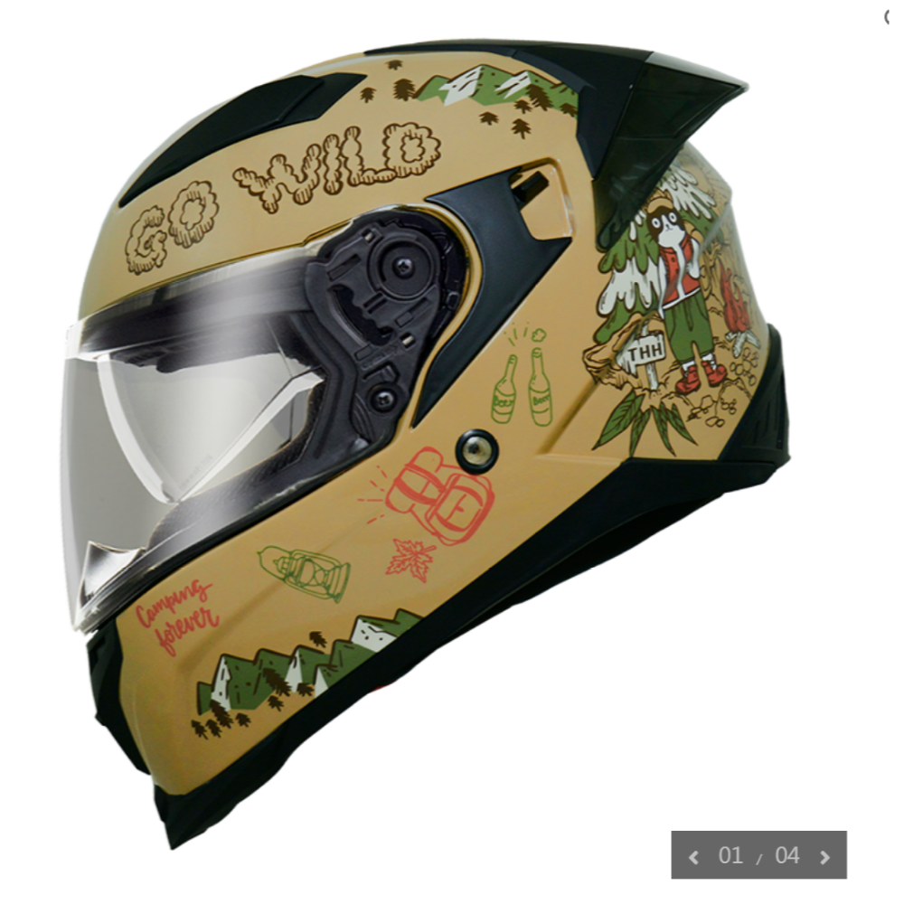 《🔥超優惠&免運🔥》THH T-840B 野FUN 野放 全罩 內墨遮陽鏡 尺排扣 耳機槽設計 內襯全可拆洗-規格圖3