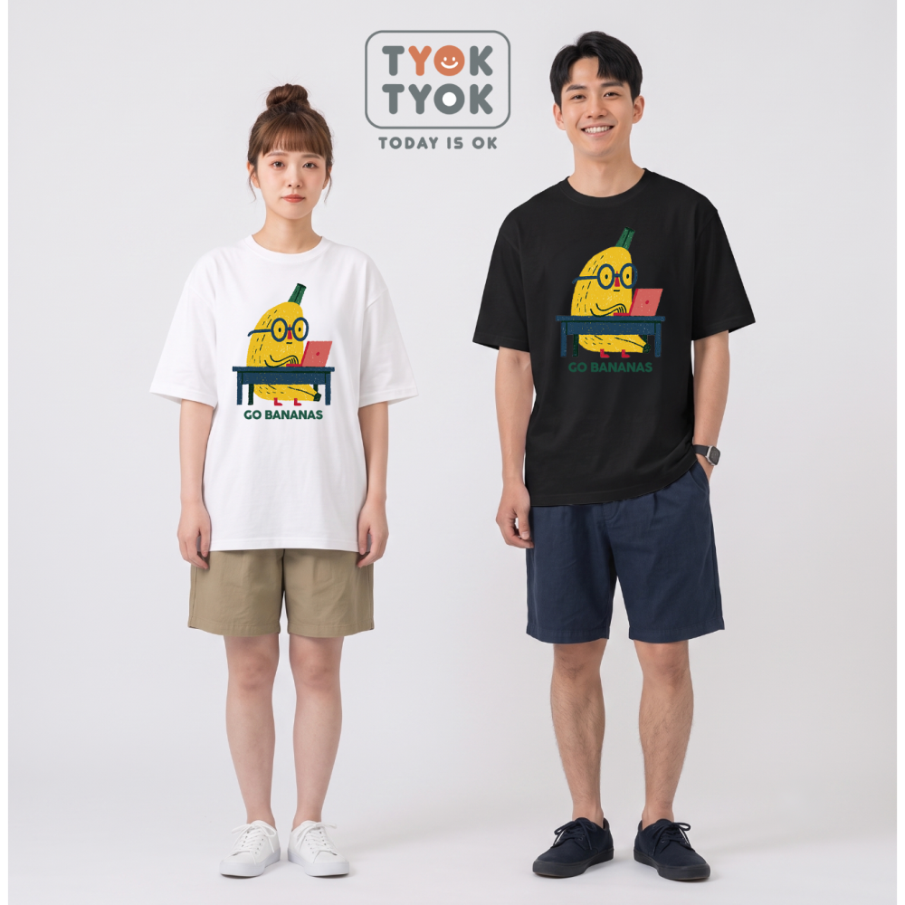 TYOK 厭世水果行 圓領休閒印花 T shirt-細節圖6