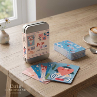 小藍雷諾曼 Cute Lenormand Petit Bleu ★2027 Bonjour桌曆