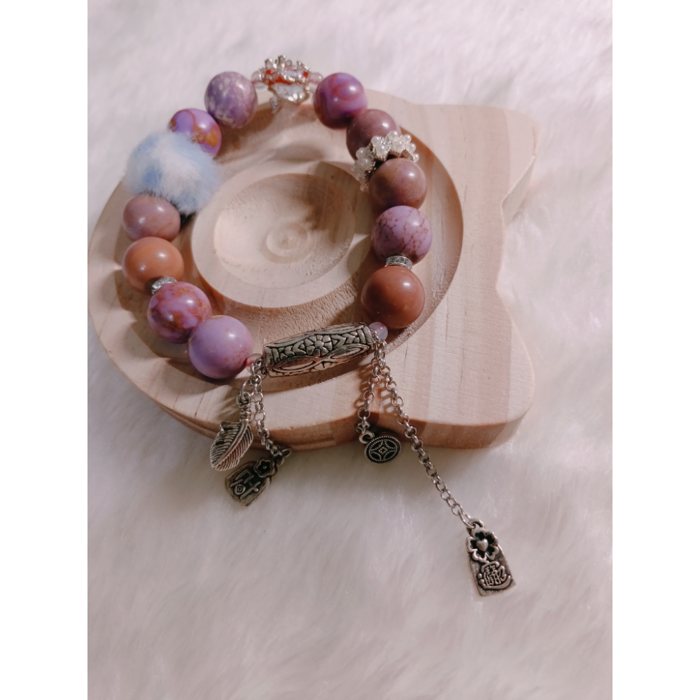 皇冠鋯石-紫雲母-財富桶珠滴溜-細節圖2