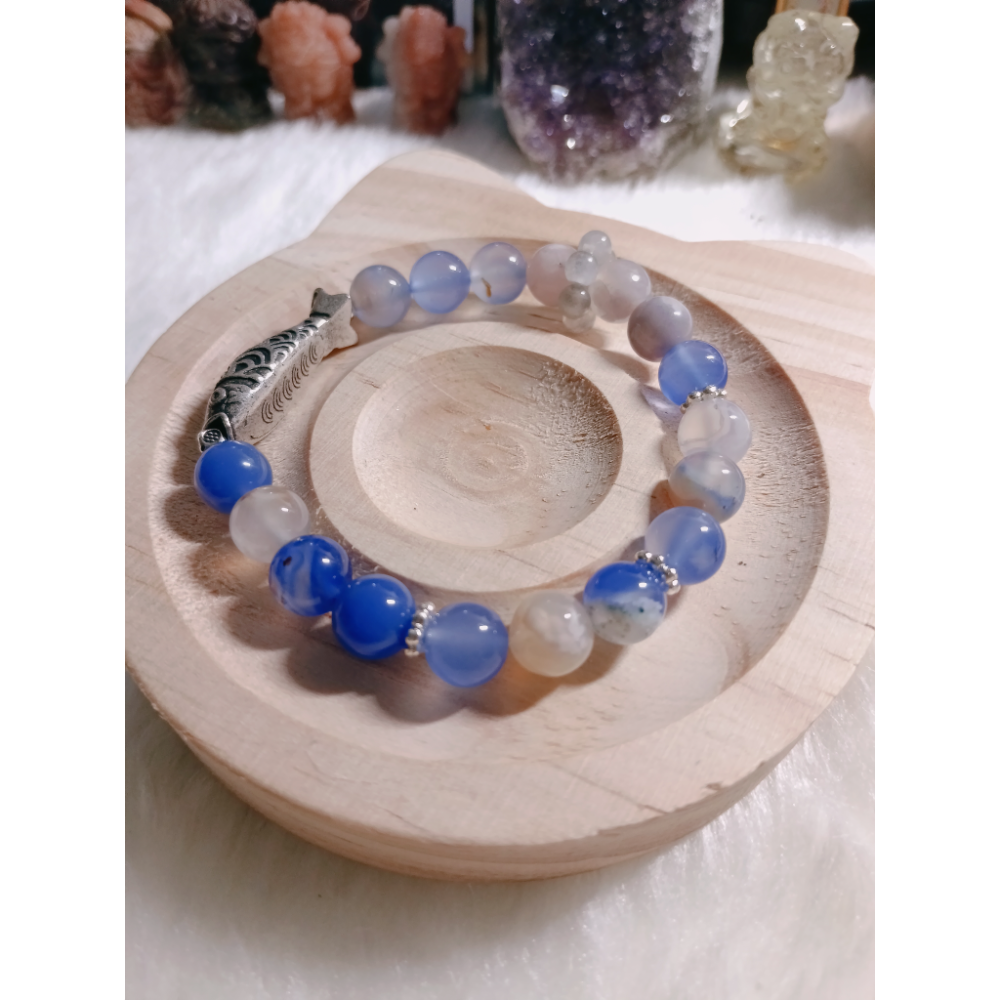 藏銀鯉魚 × 藍櫻花瑪瑙 × 灰月光-細節圖2