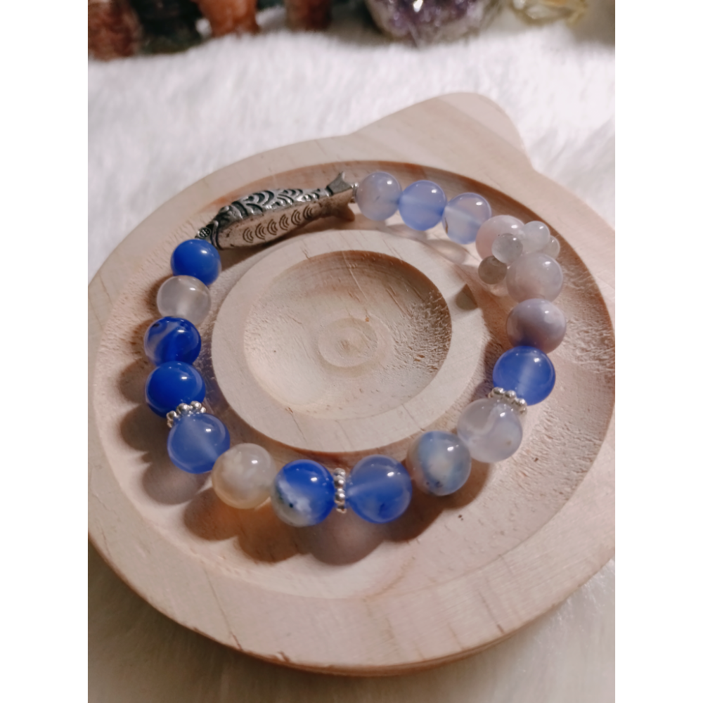 藏銀鯉魚 × 藍櫻花瑪瑙 × 灰月光-細節圖3