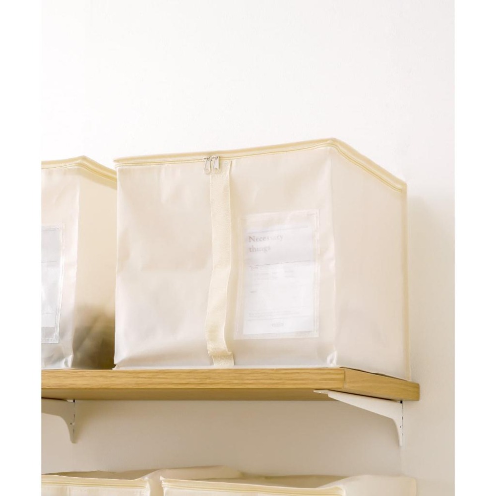 ❗部分現貨  ❗ 3COINS 透明收納系列 肩背收納袋 平拉收納箱 直拉收納箱 直立收納袋-細節圖8