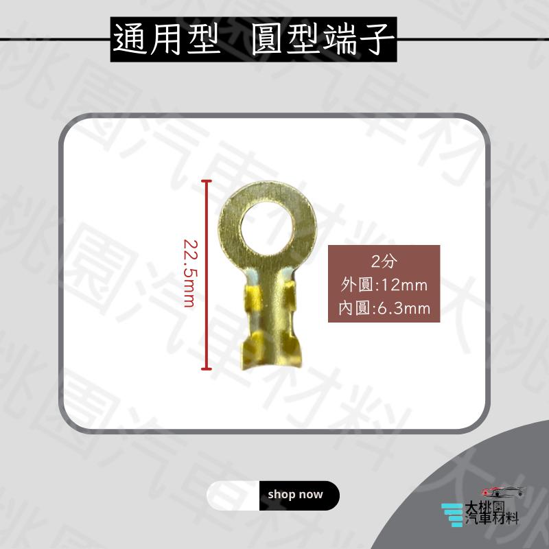 ➶大桃園汽車材料➶ 通用型 圓型端子 壓接端子 圓形端子 開叉端子  一包100個 O型接地片-細節圖5