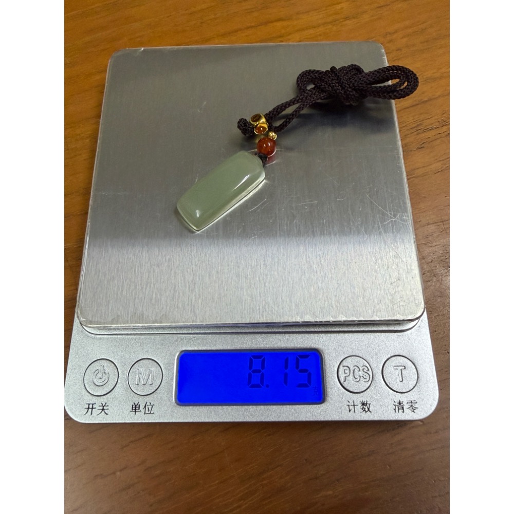 和田玉 青海 湖水綠 吊飾-細節圖3