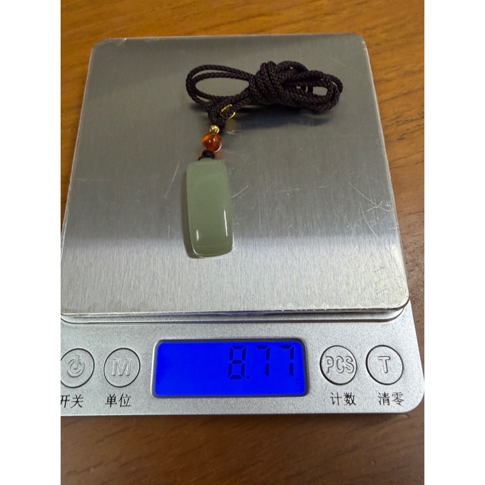 和田玉 青海 湖水綠 吊飾-細節圖4